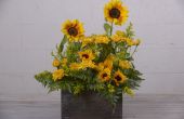 DIY met bloemen: Bloemen spons in een doos
