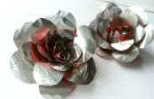 DIY gerecycleerde metalen Rose
