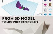 Introduction to low-poly papercraft