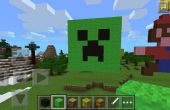Klimplant gezicht Minecraft Pixel Art