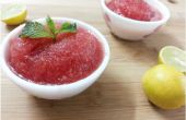 Lemony watermeloen Sorbet