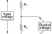 Hoe haak voltage divider