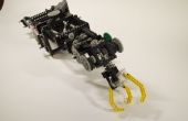 Vier graden van vrijheid Lego Robot Arm gemaakt van twee Thymio Robots