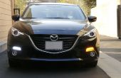 Mazda3 Switchback LED Daytime Running lampen installatie