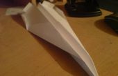 Makkelijk te maken papier vliegtuig