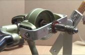 DIY coppercoil winder van een visserij-reel