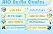 How to Convert WAV, MP3, MP2, MP1, MPEG, MP4 naar OGG, AVI, MPC, MOV, QT, WMA met ALO Audio Center? 