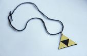 Hoe maak je een halsketting van de Legend of Zelda triforce