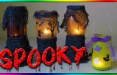 DIY Haunted Halloween lantaarn