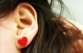DIY hart Stud Earrings... à la Laser