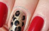 Trendy nagel - Animal Print Accent nagel