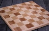 Stevige houten schaakbord
