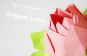 Hoe te maken: de lotus origami