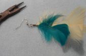 Feather oorbellen: