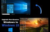 Upgrade naar Windows 10 vanaf Non-Genuine Windows 7, 8, 8.1 (zonder voortbrengsel toonsoort)
