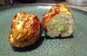 Gevulde BBQ-kip (sushi stijl roll)
