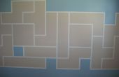 Tetris verf muur