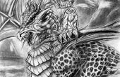 ENT en Dragon potlood tekening