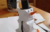 Origami sneeuwpop