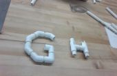 PVC pijp Letters G en H