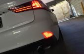 Installeer Lexus IS LED Rear Bumper Reflector