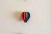 Rainbow luchtballon papier