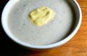 Bloemkool Cashew Bisque met currysaus yoghurt
