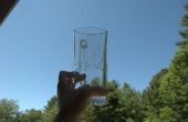 Etsen van glas met een Zandstraaltoestel