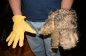 Badger bont handschoenen