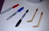 Popsicle hockeysticks - Craft