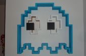 Zwevende PacMan Ghost plank (Inky!) 