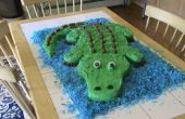 Krokodil taart