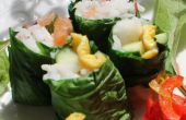 Organische Seaweedless Sushi - groeiende uw eigen sushi wraps uit eetbare, gemakkelijk-aan-cultiveren bladeren. 