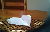 Glidsor papier vliegtuig