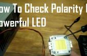 Het controleren van de polariteit van krachtige LEDs