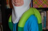 Adventure Time! Finn kostuum! Rugzak (functioneel, met rits openen) + hoed. 