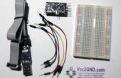 Uploaden van de schets naar Pro Mini Arduino met behulp van usbASP
