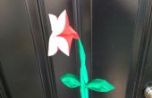 Origami bloem stam