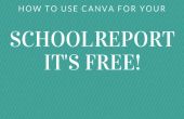 Het ontwerpen van uw verslag voor School projecten met Canva van gratis alternatief voor Photoshop