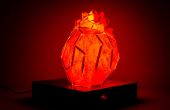 Pulse sensing faceted hart lamp