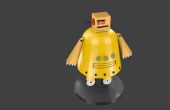 Volledige kleur Instructables Robot (3D Printed)