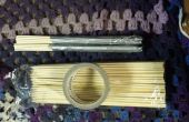 Zelfgemaakte goedkoop bamboe splashsticks drumsticks v2