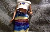 Doll Dress gemaakt van sokken