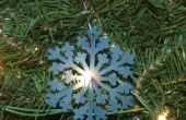 Frosted duidelijk Snow Flake Ornament