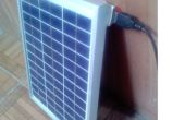 DIY zonne-aangedreven USB mobiele lader