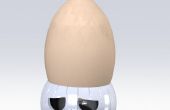 3D afgedrukt Jack o ' Egg Cup