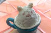 Clay Kitty Latte Art