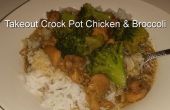 Take Out Crock Pot kip & Broccoli
