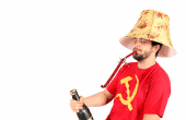 Last Minute communistische partij kostuum