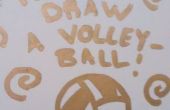 Hoe teken je een volleybal! 